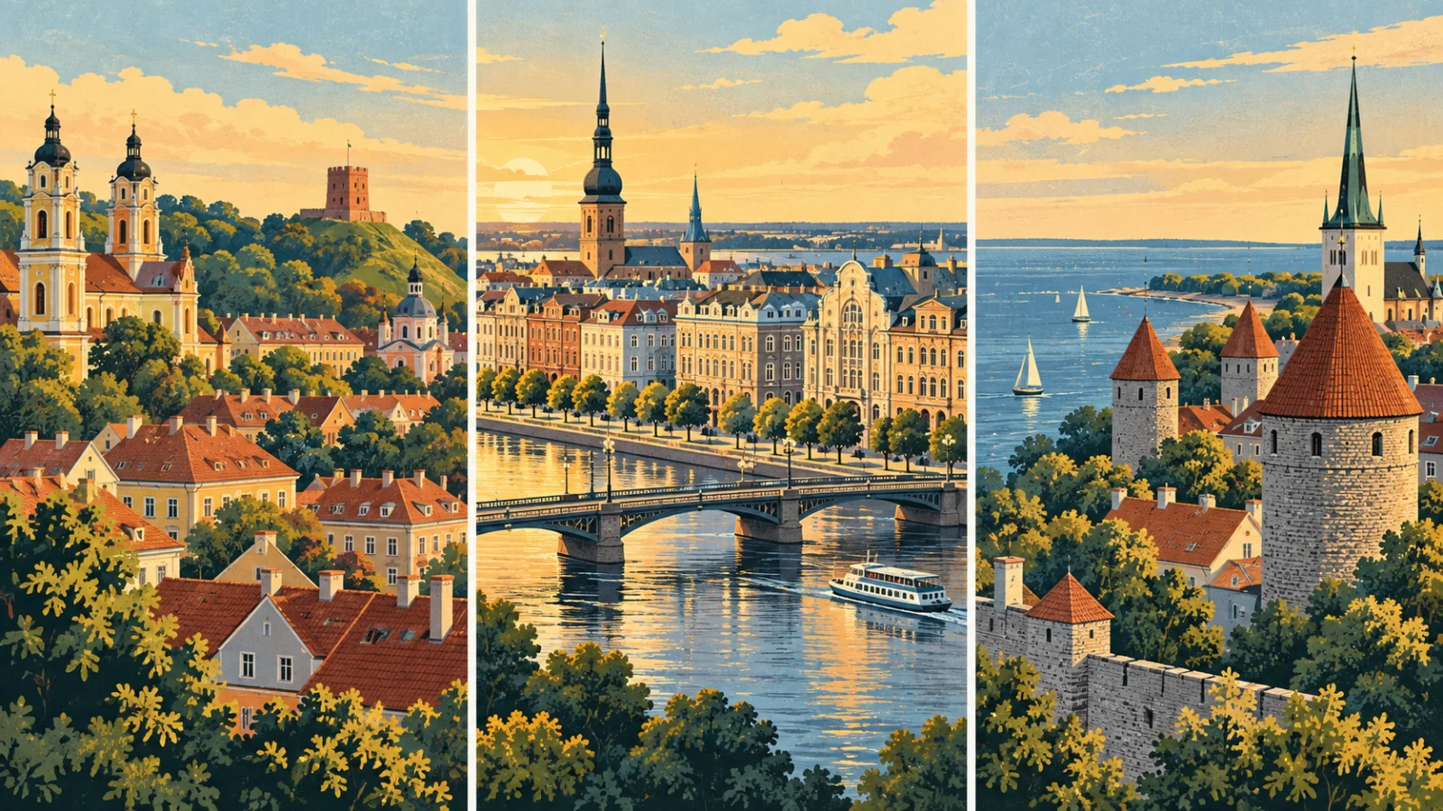 Vilnius vs. Riga vs. Tallinn