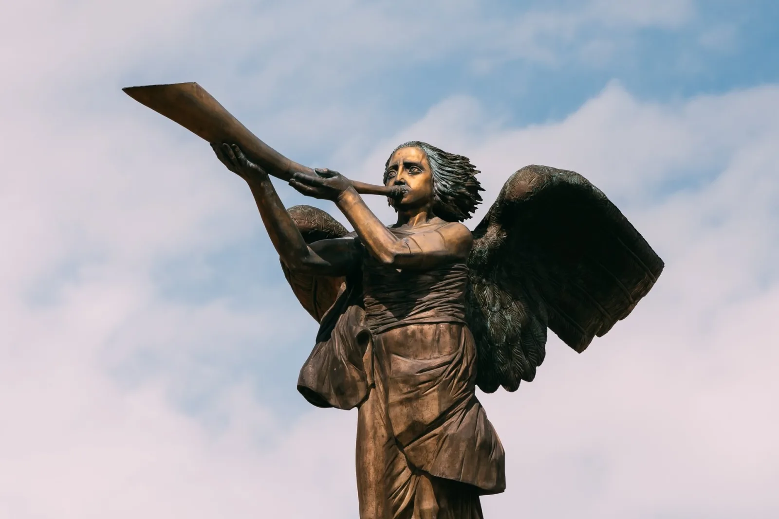 Užupio angelo skulptūra Užupio respublikoje, Vilnius