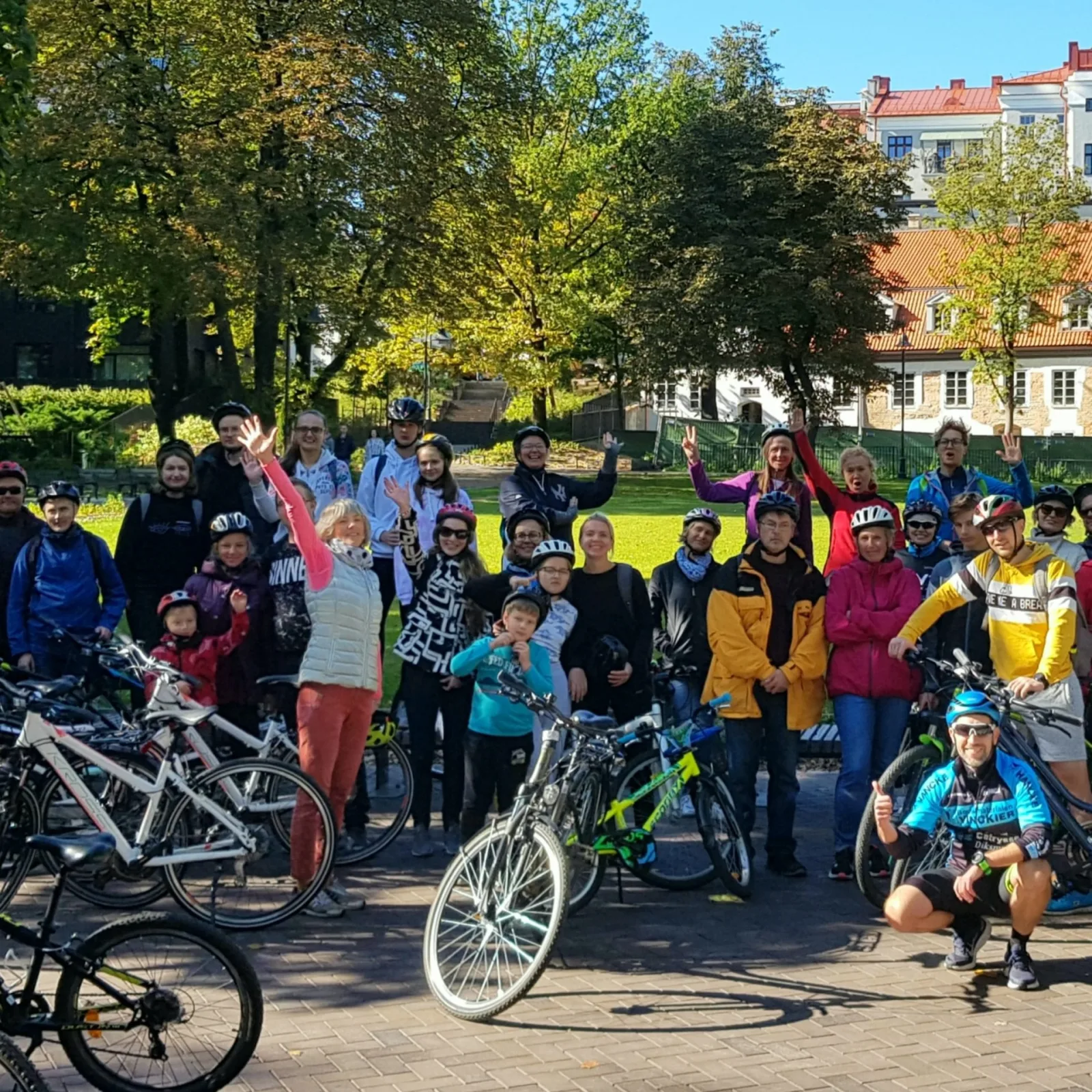 Dviračių turas po Vilnių, miesto pažinimas judant