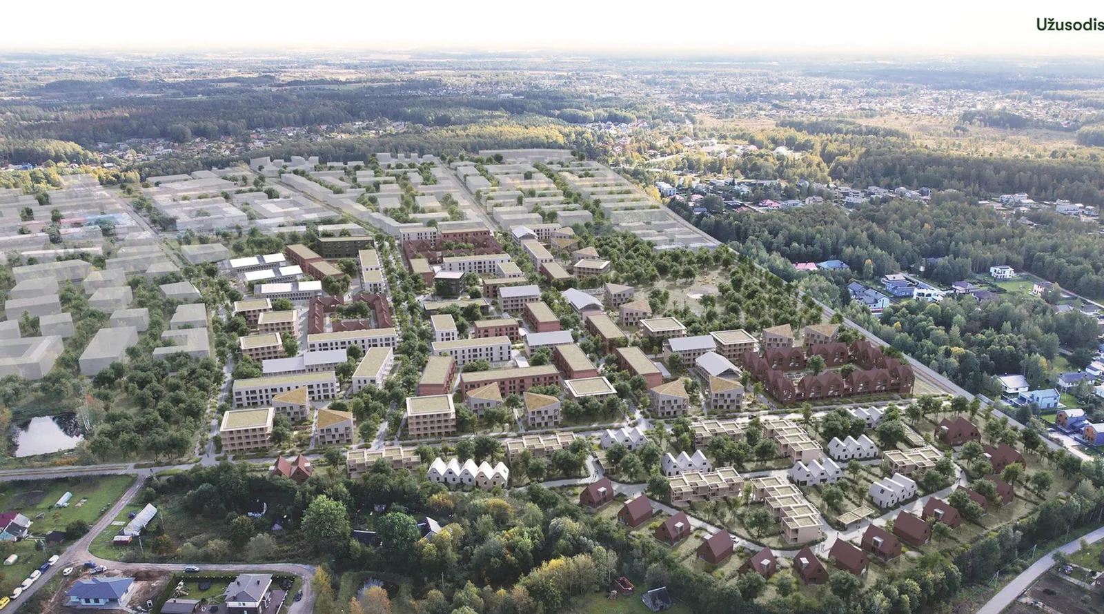 Launagių rajono vizualizacija, Vilnius