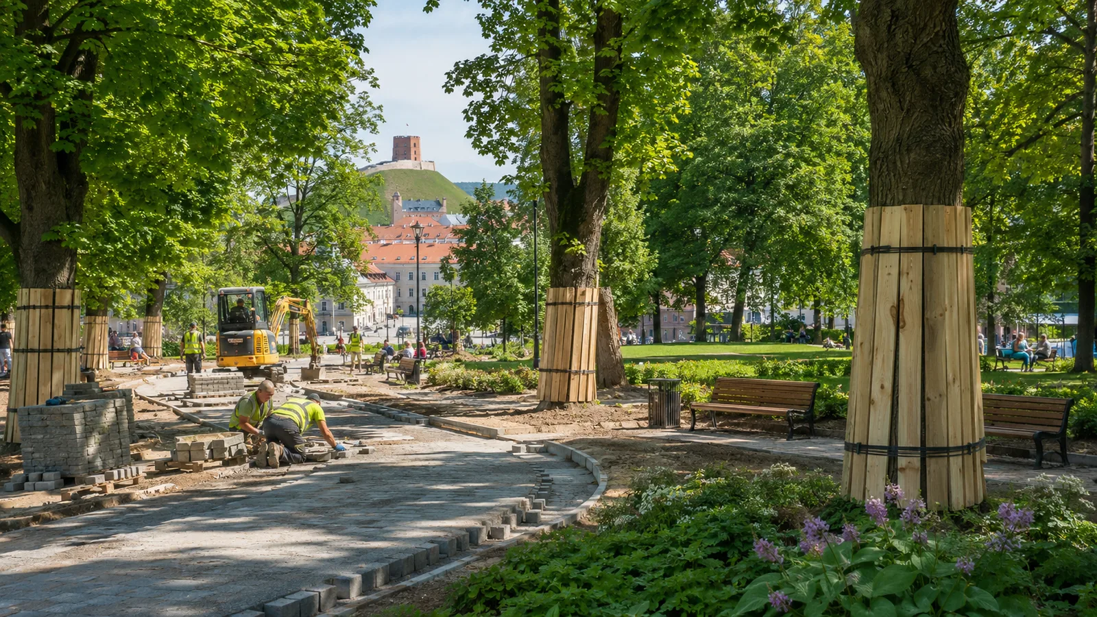 Sereikiškių parke prasidėjo atnaujinimo darbai, Vilniaus naujienos