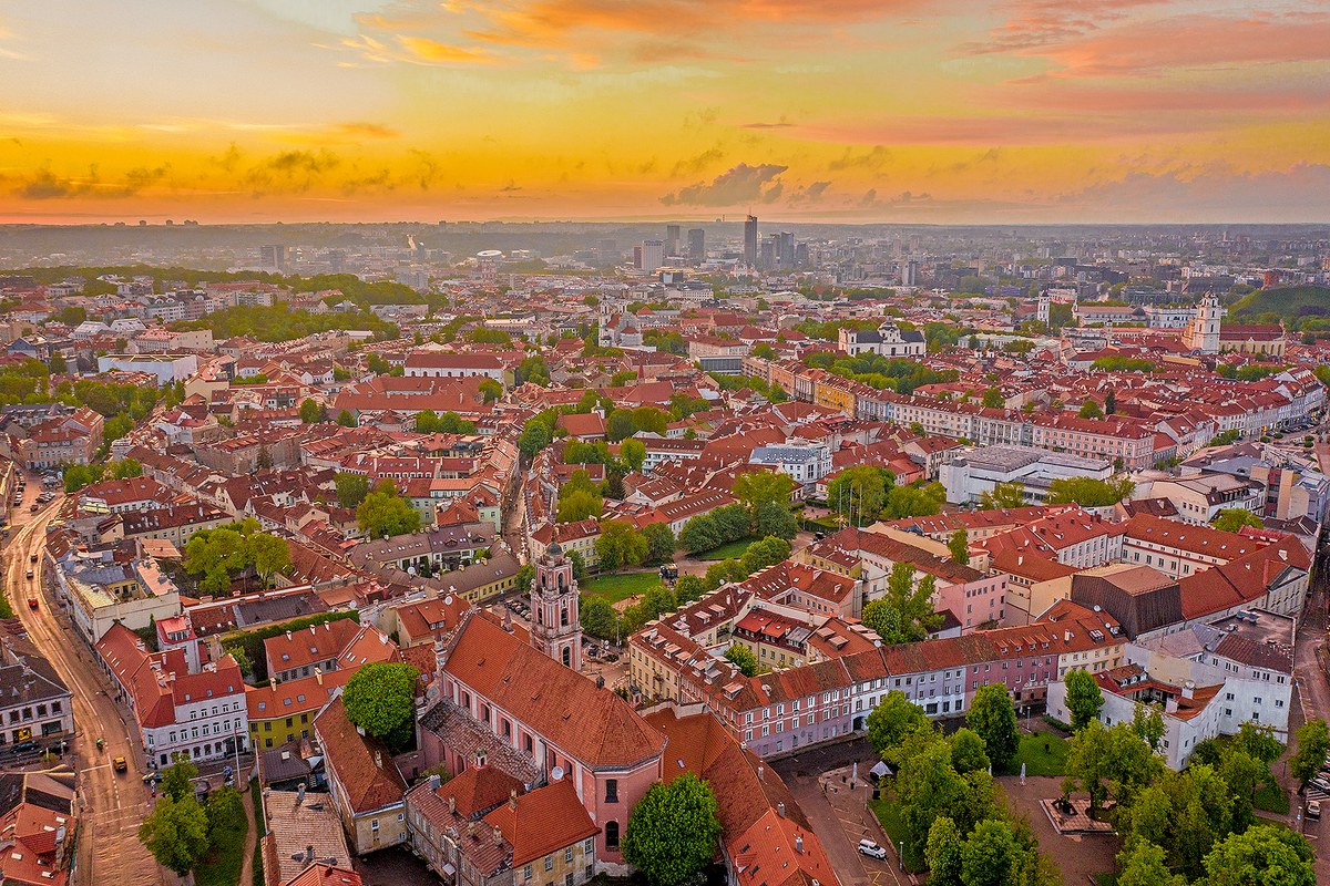 Vilnius Old Town morning