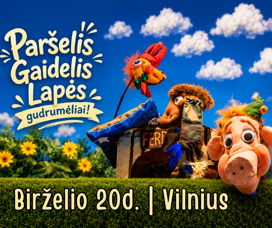 Puppet Show: The Piglet, the Cockerel, and the Clever Fox!, event in Vilnius
