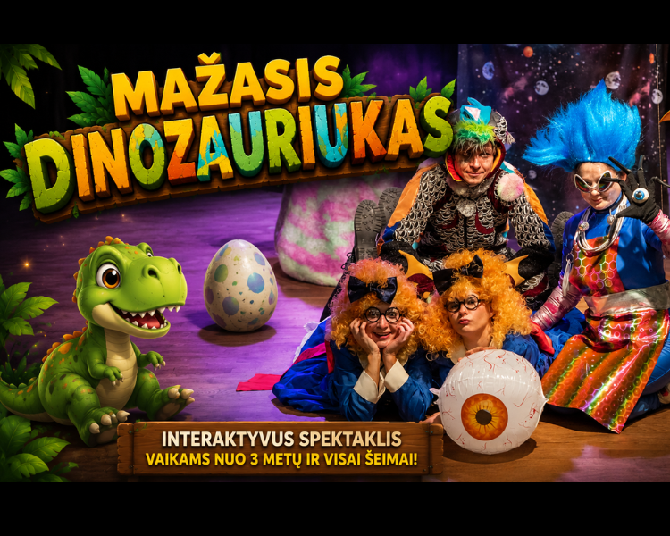 Children's Play “The Little Dinosaur”, event in Vilnius