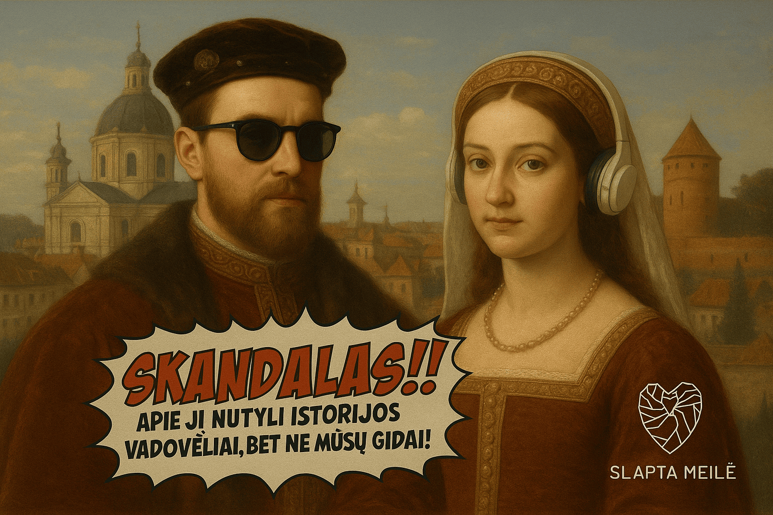 Romantische Führung: „Königliche Liebesgeschichten von Vilnius“, Veranstaltung in Vilnius