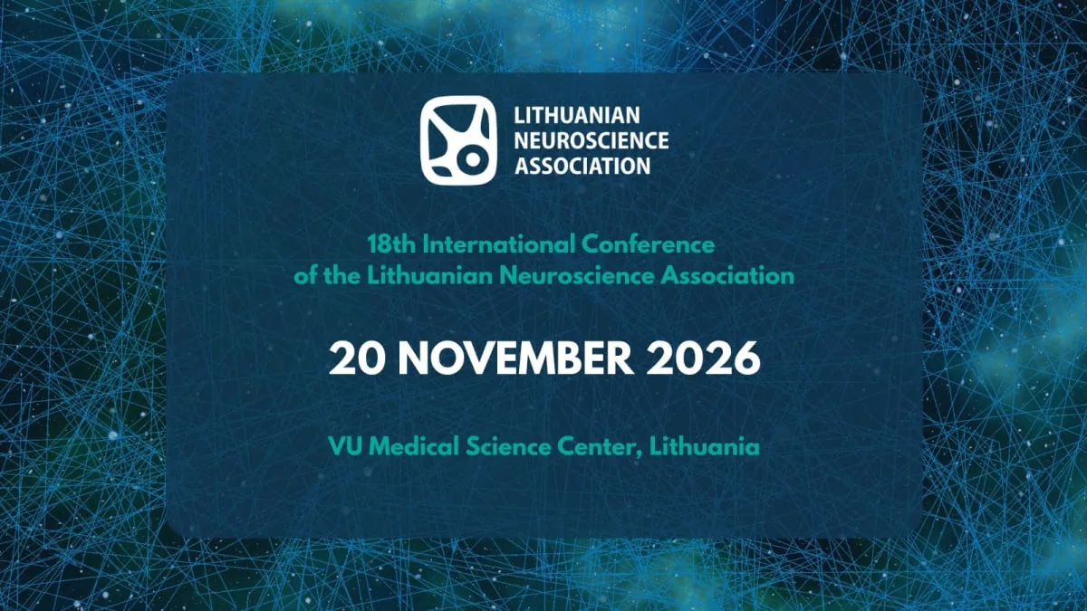 18e Conférence internationale de l'Association lituanienne des neurosciences, événement à Vilnius