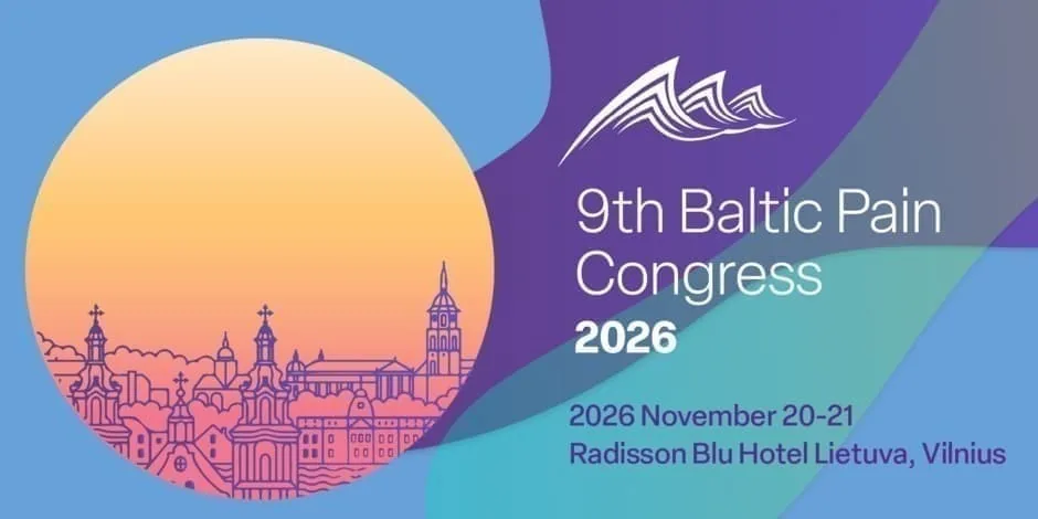9e Congrès balte de la douleur 2026, événement à Vilnius