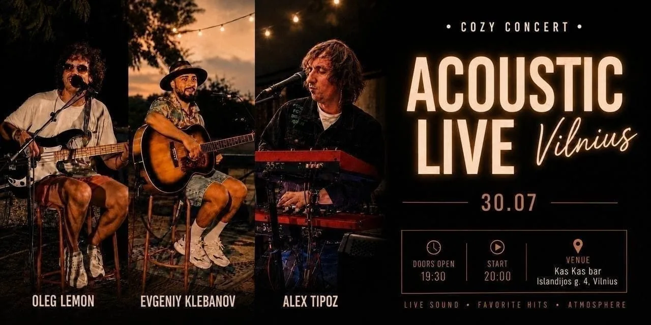 ACOUSTIC LIVE • VILNIUS