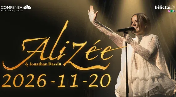 Alizée, événement à Vilnius