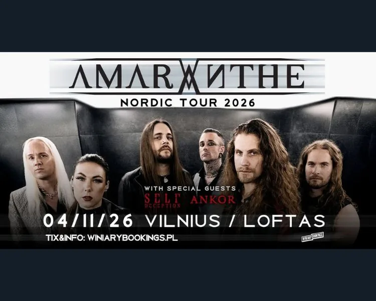 AMARANTHE, événement à Vilnius
