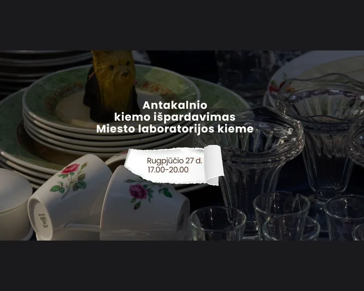 Antakalnis Flea Market: August, event in Vilnius