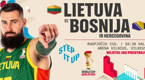 Qualifications pour la Coupe du monde de basket-ball : Lituanie - Bosnie-Herzégovine, événement à Vilnius