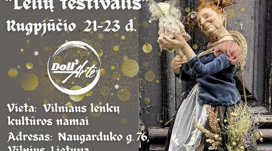 Exposition de poupées d'artiste « LĖLIŲ FESTIVALIS », événement à Vilnius