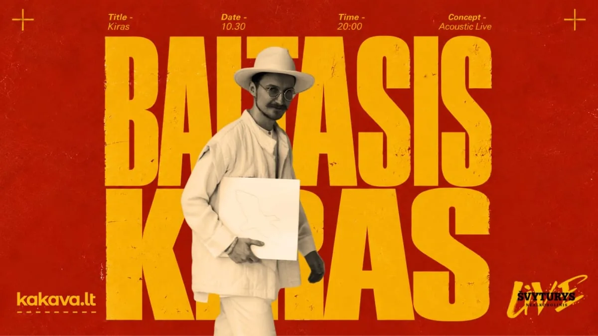 BALTASIS KIRAS SOLO AKUSTINIS 10/30 | Sangrita Vilnius Live