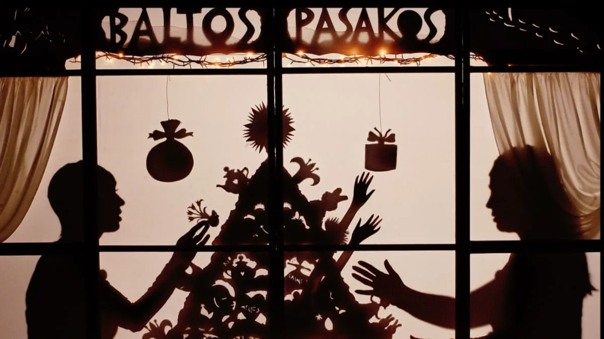 BALTOS PASAKOS || Šešėlių teatro spektaklis vaikams