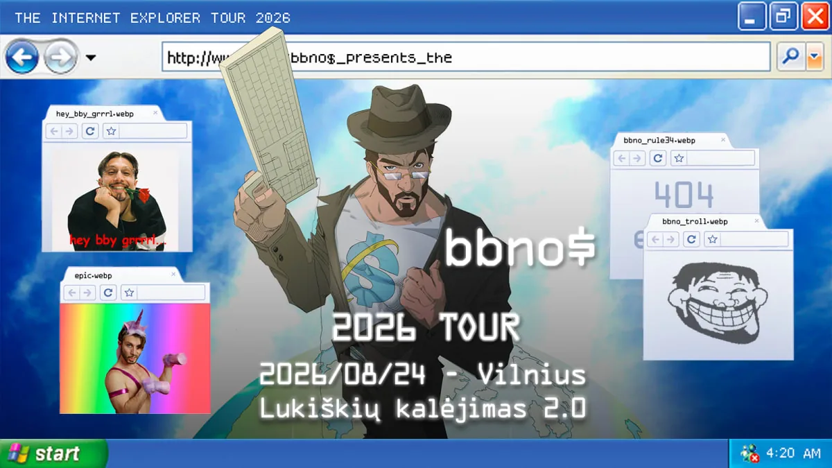 BBNO$, event in Vilnius