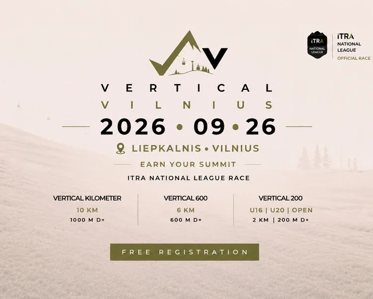 Course à pied à Liepkalnis – VERTICAL VILNIUS, événement à Vilnius