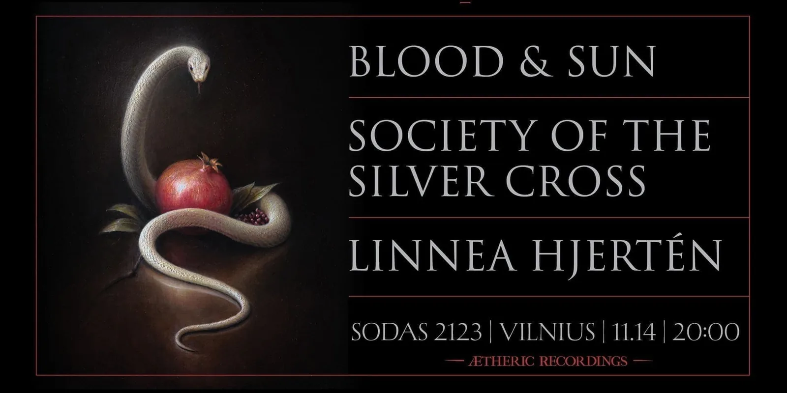 BLOOD + SUN | SOCIETY OF THE SILVER CROSS | LINNEA HJERTÉN