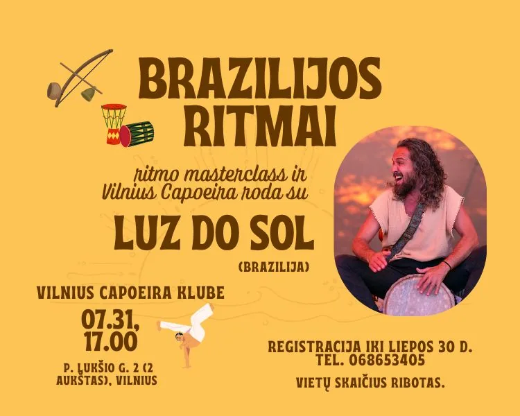 Brasilianische Rhythmen, Veranstaltung in Vilnius