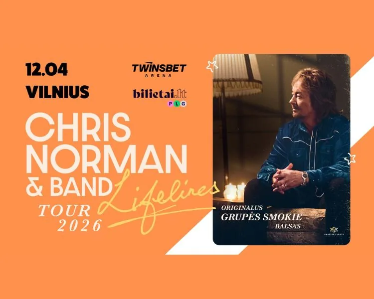 CHRIS NORMAN & BAND, Veranstaltung in Vilnius