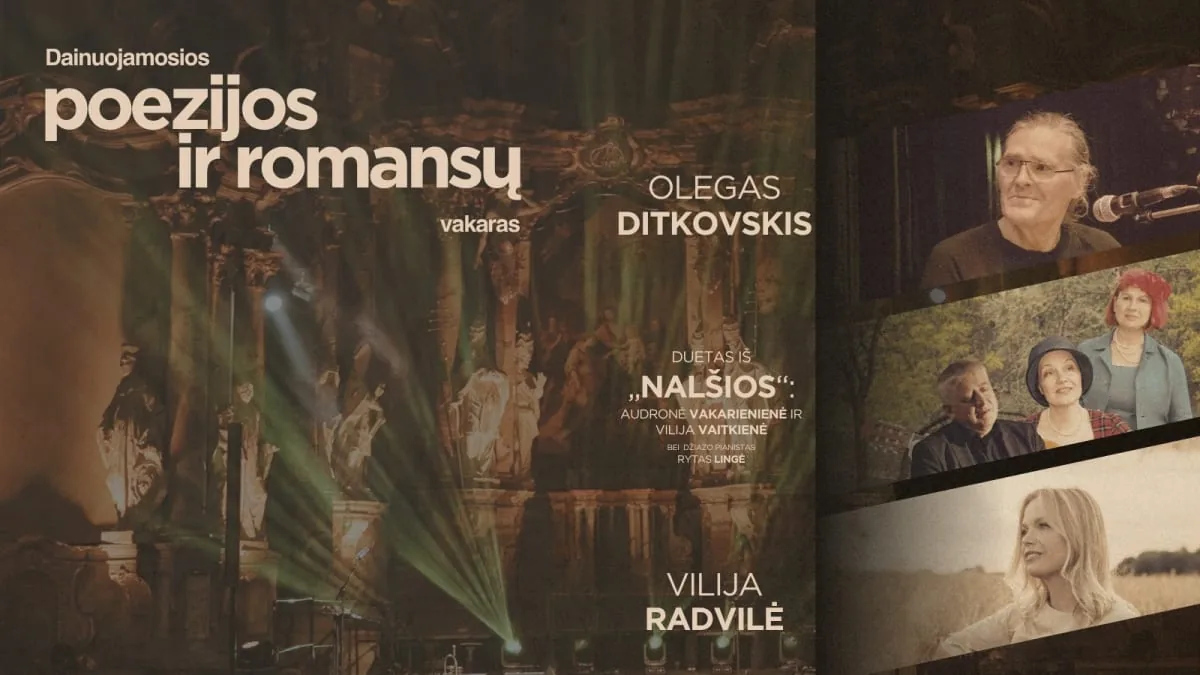 Soirée de poésie chantée et de romances | Église Sainte-Catherine, événement à Vilnius