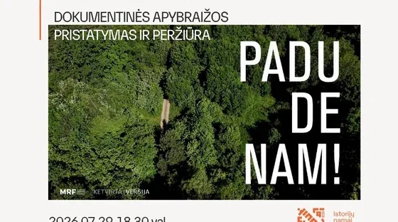 Présentation et projection de l'essai documentaire « Padudenam! », événement à Vilnius
