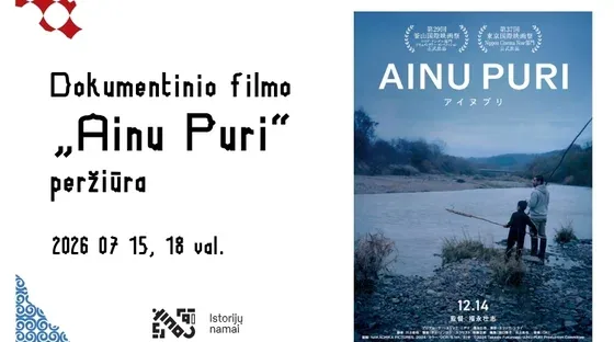 Projection du documentaire « Ainu puri », événement à Vilnius