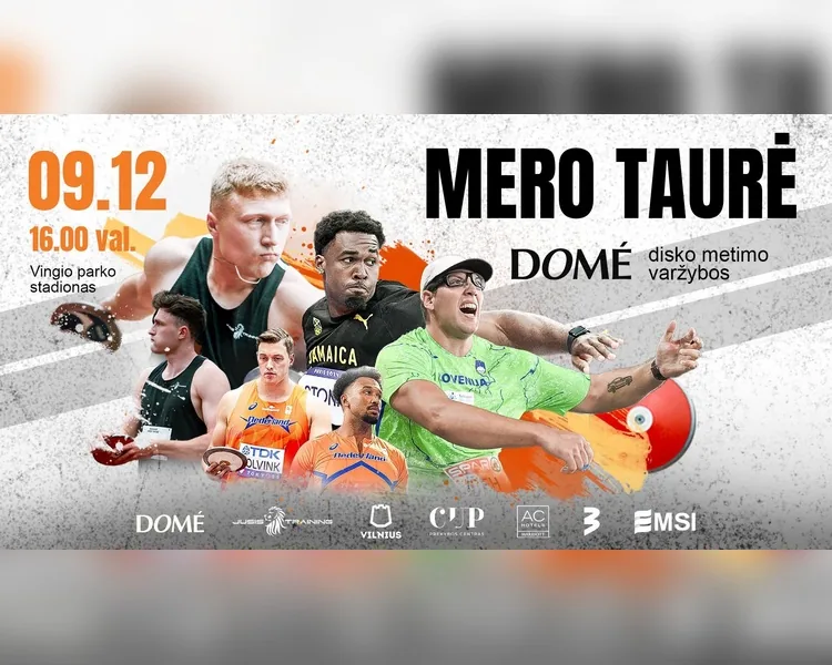 DOMÉ Diskuswurf-Wettbewerb „Pokal des Bürgermeisters von Vilnius 2026“, Veranstaltung in Vilnius