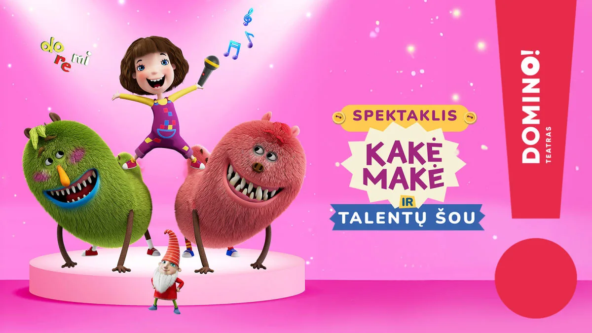 Théâtre DOMINO | KAKĖ MAKĖ ET LE SPECTACLE DE TALENTS, événement à Vilnius