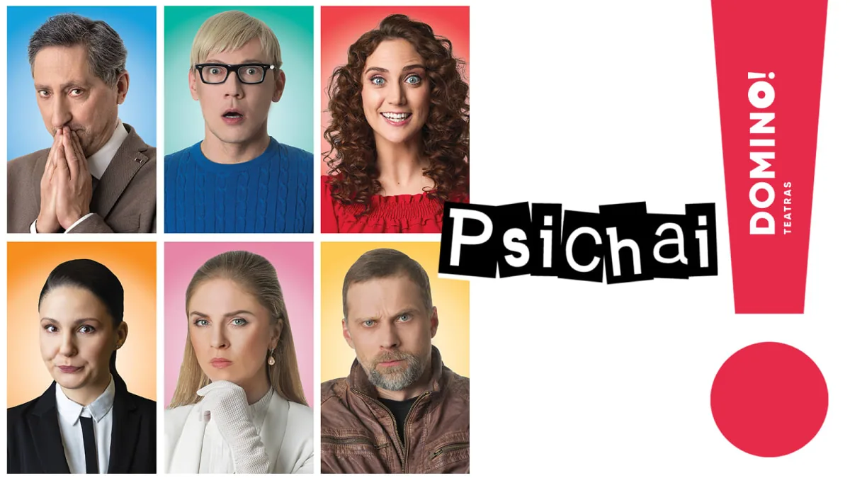 Théâtre DOMINO | comédie : LES PSYCHOS, événement à Vilnius