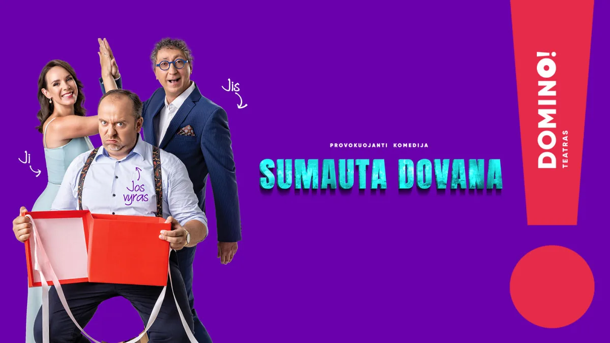 Théâtre DOMINO | comédie UN CADEAU FOIRÉ, événement à Vilnius