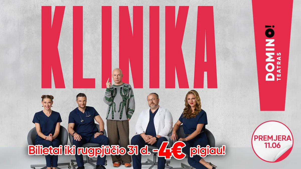 DOMINO Theater | Premiere KLINIKA, Veranstaltung in Vilnius