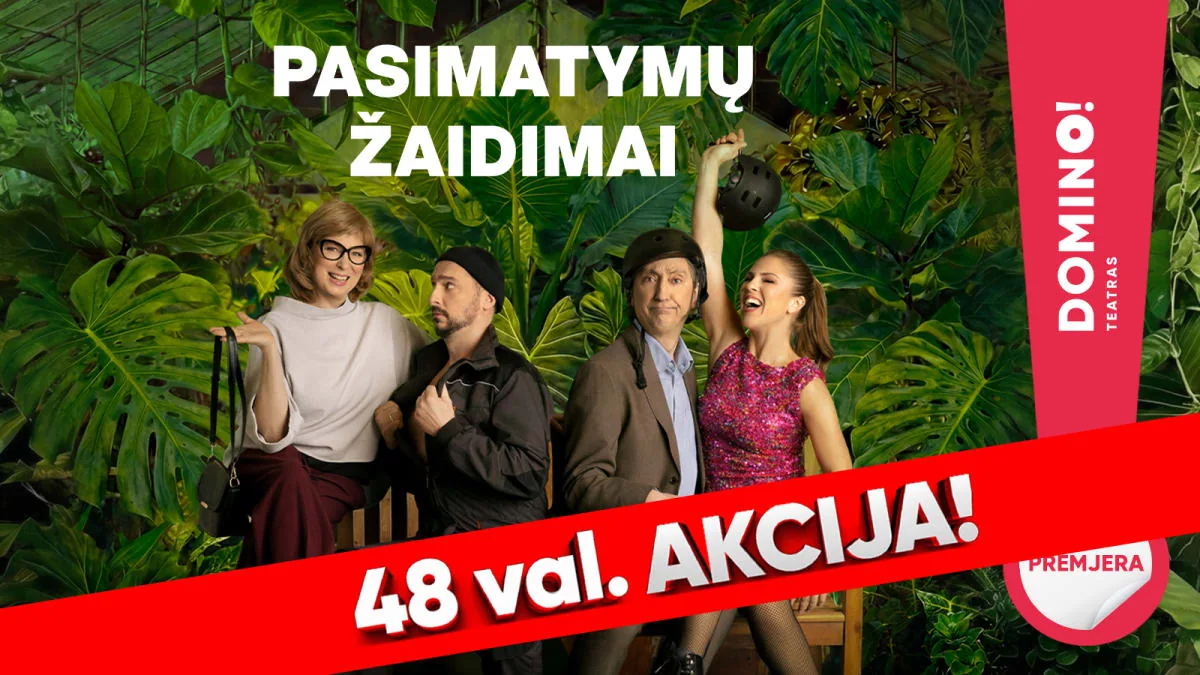 Théâtre DOMINO | Première JEUX DE RENCONTRES, événement à Vilnius