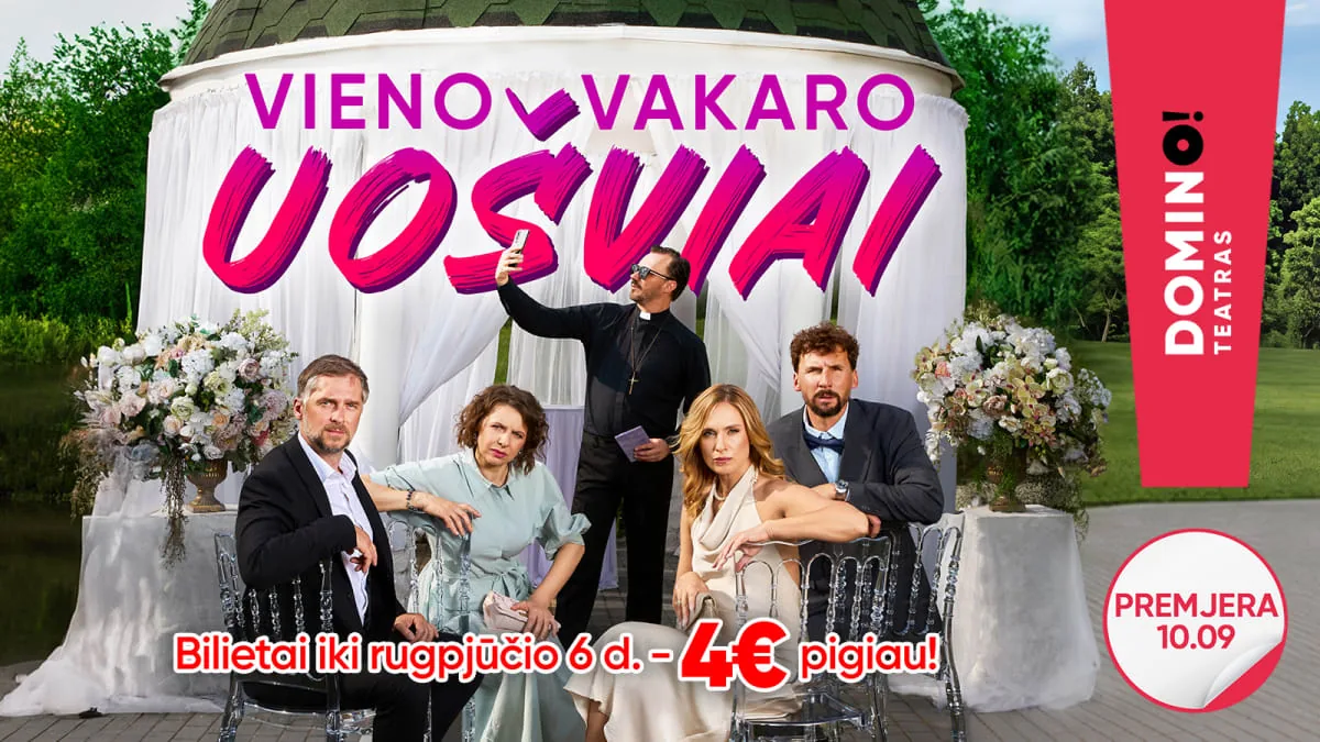 Théâtre DOMINO | Première de BEAUX-PARENTS D'UN SOIR, événement à Vilnius
