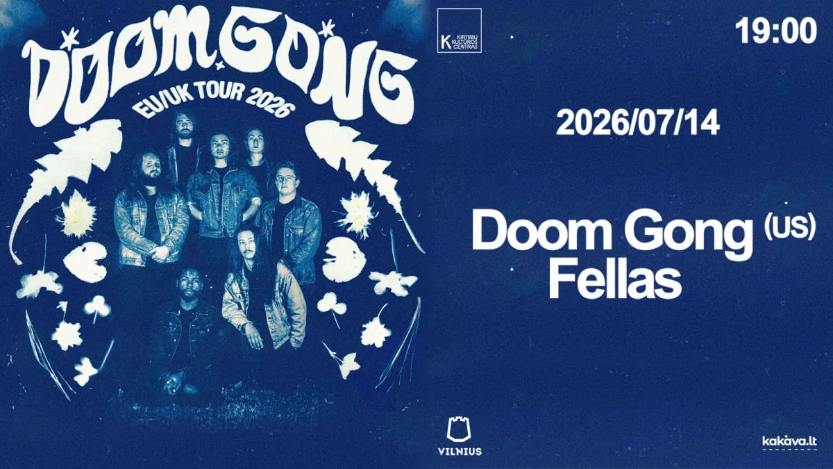 Concert de DOOM GONG (USA) + Fellas, événement à Vilnius