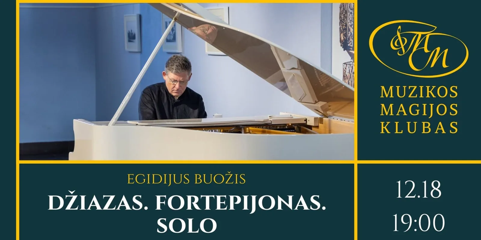 Džiazas. Fortepijonas. Solo | Egidijus Buožis