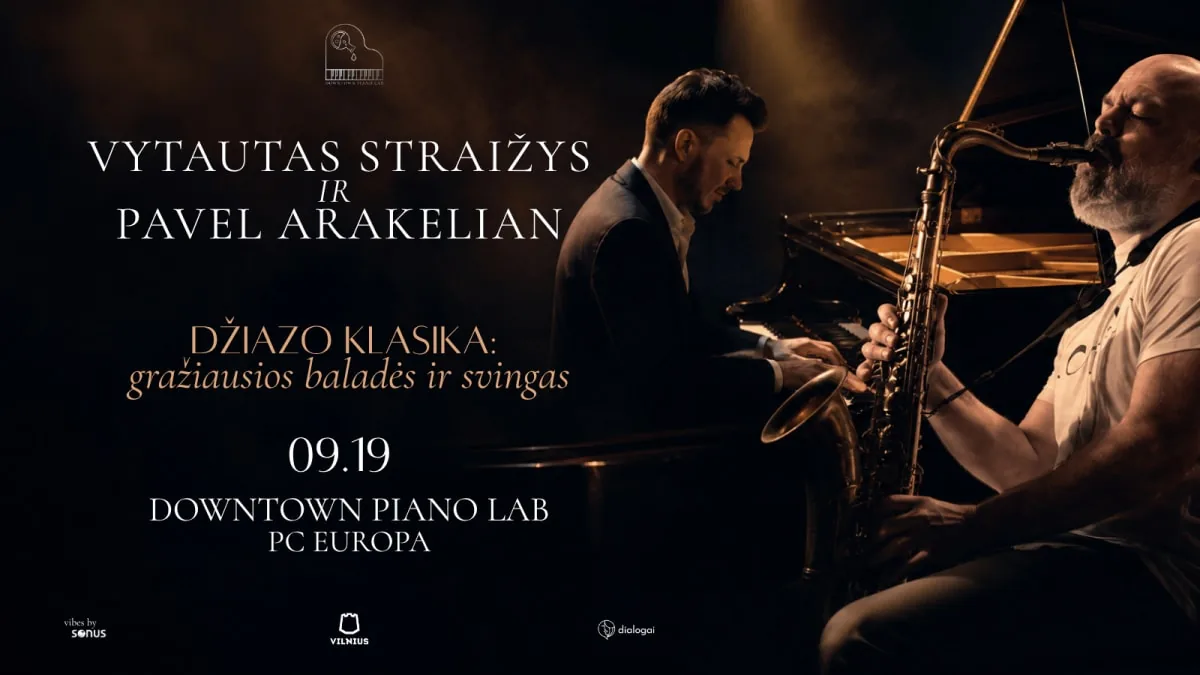 CLASSIQUES DU JAZZ : LES PLUS BELLES BALLADES ET DU SWING | Vytautas Straižys et Pavel Arakelian, événement à Vilnius