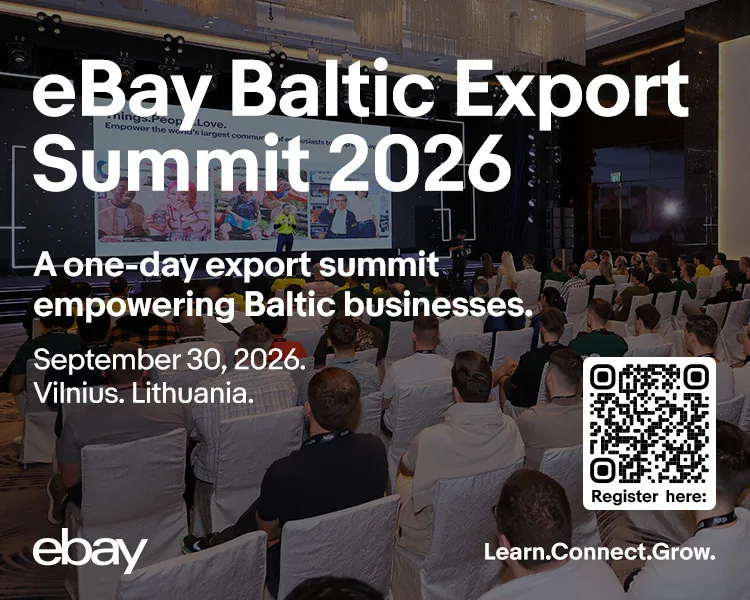 Sommet de l'Exportation eBay Baltique 2026, événement à Vilnius