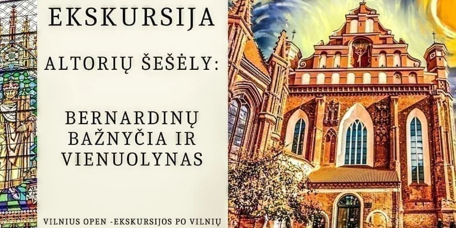 Visite guidée « À l'ombre des autels : l'église et le monastère des Bernardins », événement à Vilnius
