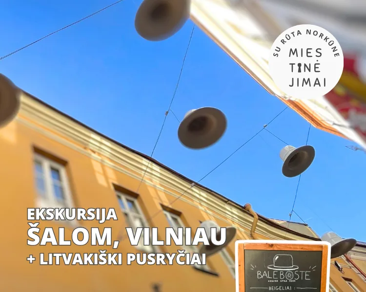 Führung „Schalom Vilnius“ und litvakisches Frühstück „Baleboste“, Veranstaltung in Vilnius