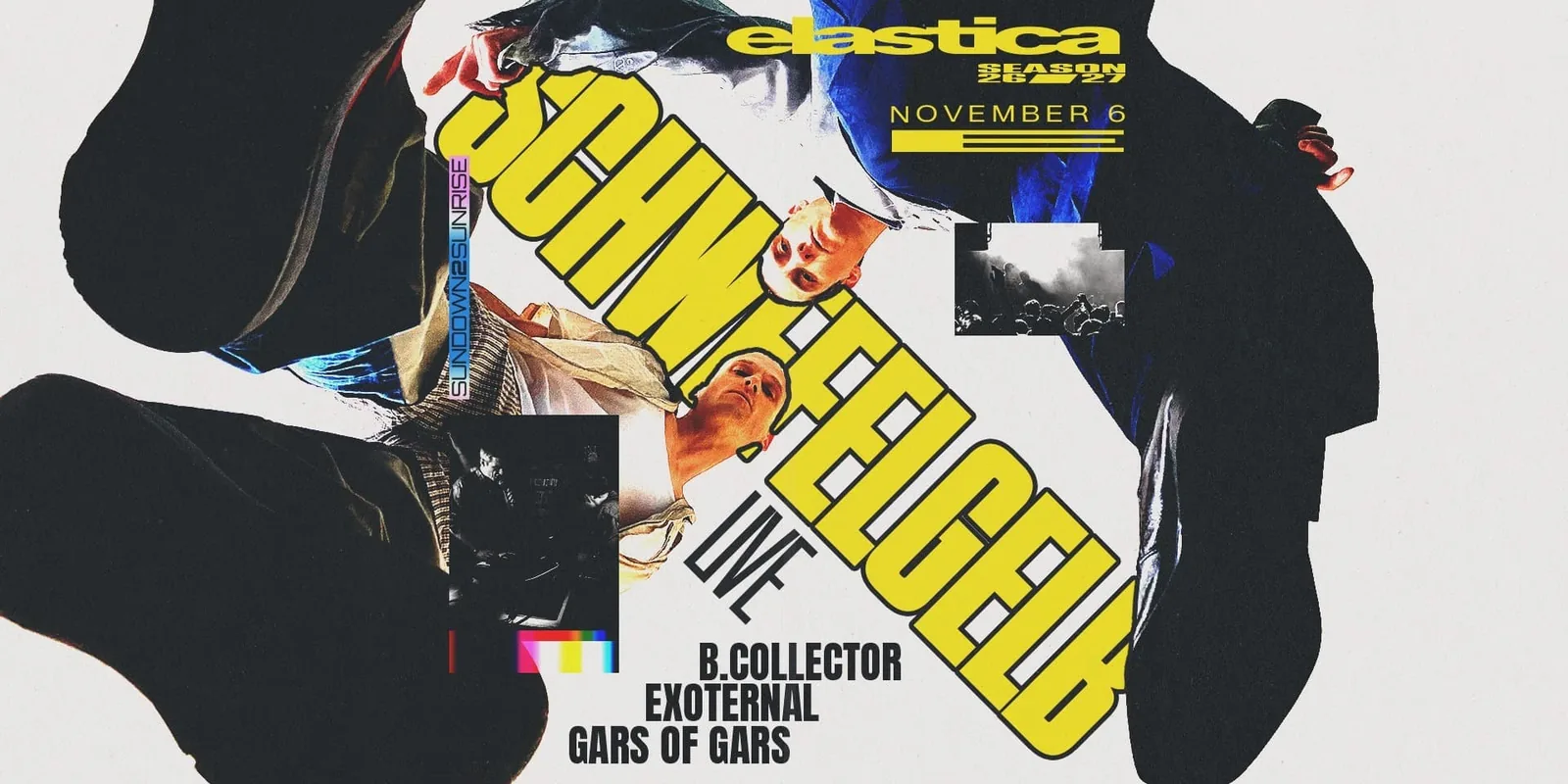 ELASTICA: SCHWEFELGELB ❚ B.COLLECTOR ❚ EXOTERNAL ❚ GARS OF GARS, Veranstaltung in Vilnius