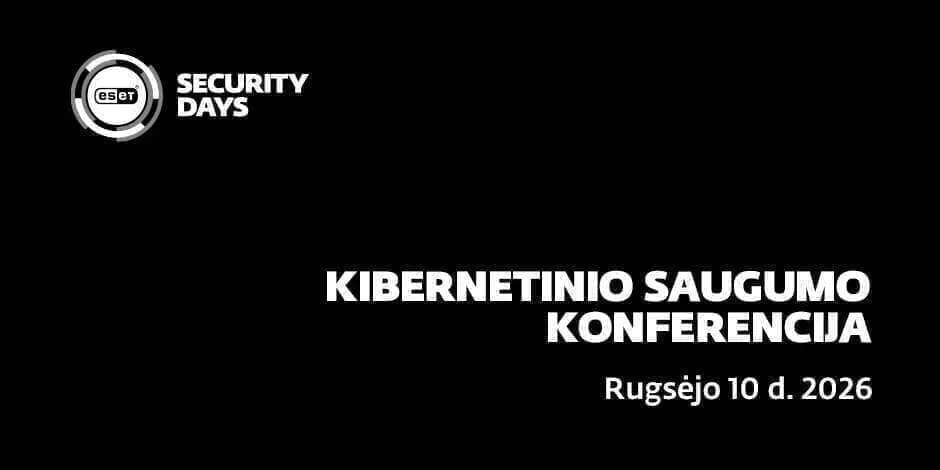ESET Security Day 2026, événement à Vilnius