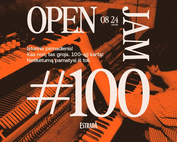 Estradà zaprasza: Open Jam #100, wydarzenie w Wilnie