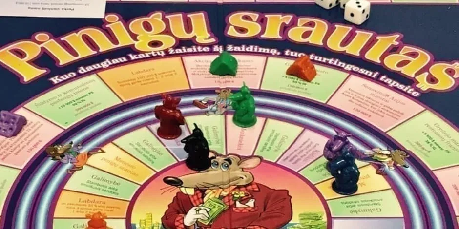 Jeu de société financier CASH FLOW, événement à Vilnius