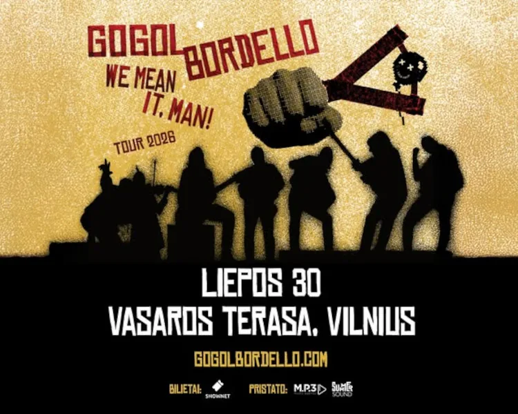 Gogol Bordello, événement à Vilnius