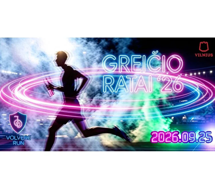 GREIČIO RATAI 2026 | Volvere run, événement à Vilnius