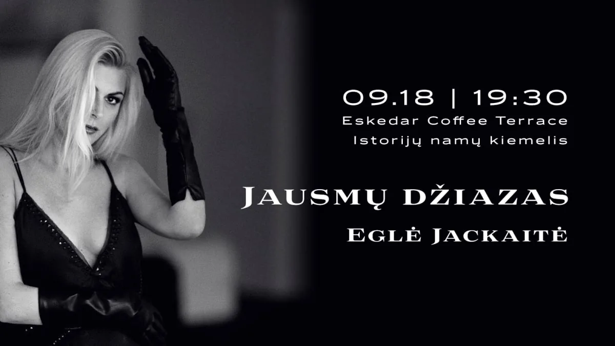 « Jausmų džiazas » – Une soirée qui touchera le cœur, événement à Vilnius