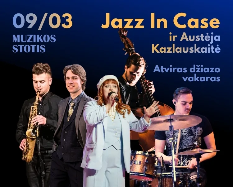 « Jazz In Case » et Austėja Kazlauskaitė, événement à Vilnius