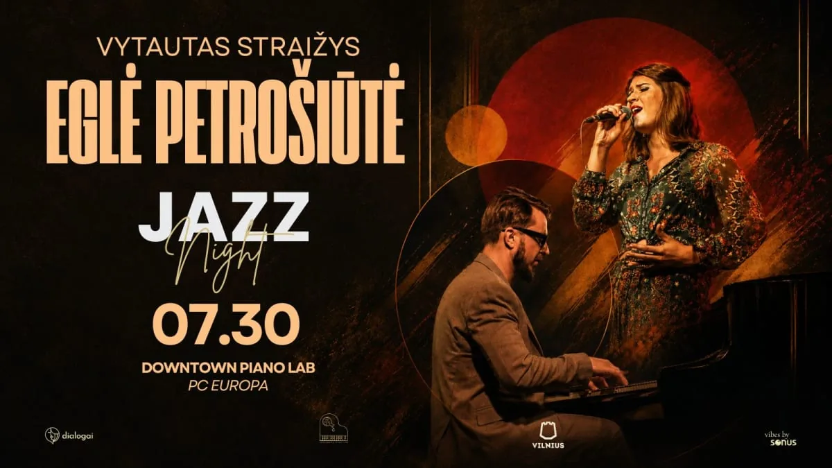 JAZZ NIGHT | Eglė Petrošiūtė et Vytautas Straižys, événement à Vilnius
