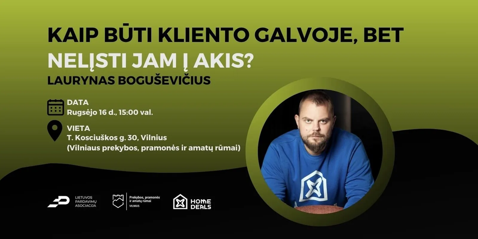Wie bleibt man im Kopf des Kunden, ohne ihm auf die Nerven zu gehen?, Veranstaltung in Vilnius